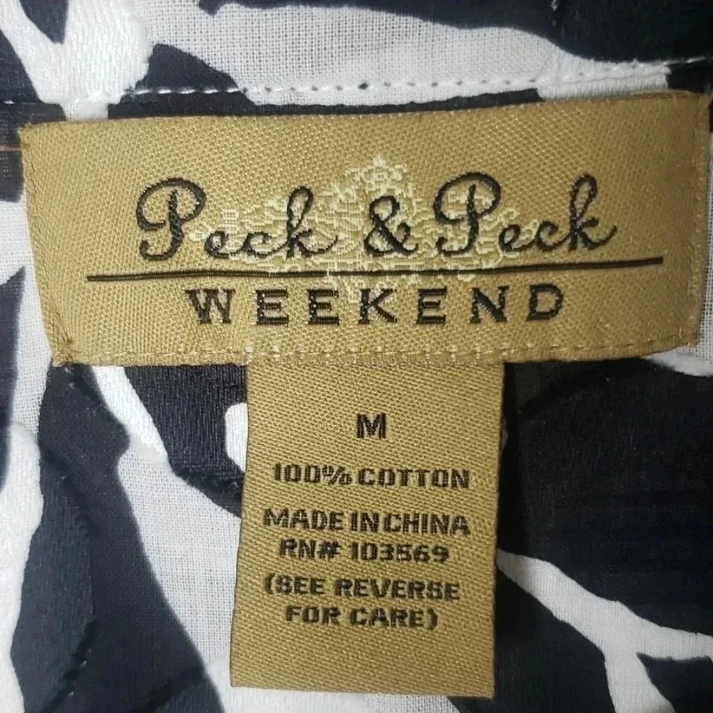 Peck & Peck | Jacket | Size M | Black and White